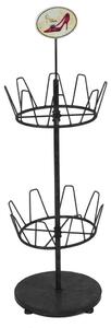 Scarpiera piedistallo in ferro cm 29x29xh89,5