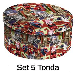 Set 5 Scatole cartone london