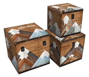 Set 3 Scatole in Similpelle adventures quadro