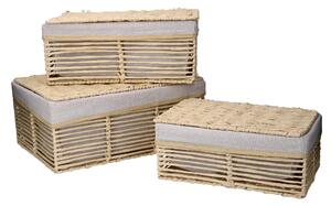 Set 3 Scatole paper hilary beige cm 38x27xh17