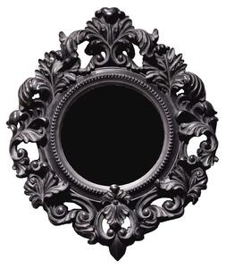 Specchio cornice nera in legno cm 61x74x7