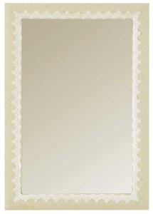 Specchio rett. decoro pizzo cm 41,5x61,5x2