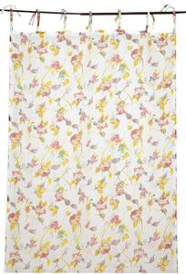 Tenda stampa fiori rosa cm 140x 260