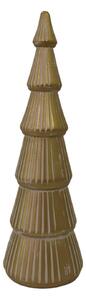 Mini Albero di Natale in Legno oro cm Ø15xh48
