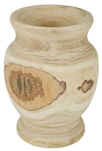 Vaso maxi anfora in legno Ø37,5xh27 cm