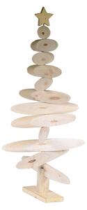 Mini Albero di Natale in Legno cm 47x10xh90
