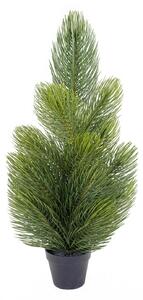 Albero di Natale Artificiale cm Ø48xh90 con 19 rami con vaso grivola verde