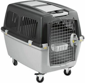 Scatola da trasporto Gulliver 52 × 51 × 72 cm grigio chiaro/grigio scuro