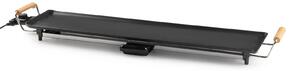 Domo DO8313TP, Piano di lavoro, Nero, Acciaio inox, Legno, 900 x 220 mm, 0,85 m, Girevole, 1800 W