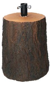 Base per Albero di Natale a Forma di Tronco marrone cm Ø22xh30