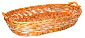 Cesta in Vimini marrone ovale cm 72x48xh13