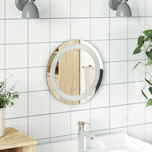 Specchio Bagno con Luce Led Bh Contenitore 50X70 con 2 Ante