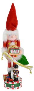 Soldatino Schiaccianoci in Legno calendario cm 14x11xh38