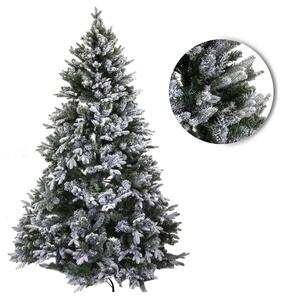 Albero di Natale Artificiale innevato monte Cristallo verde Varie Misure