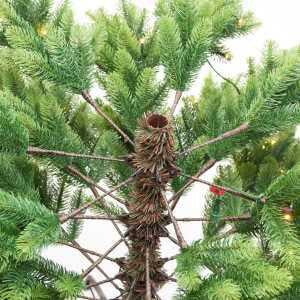 Albero di Natale Artificiale con Led monte durando verde Varie Misure
