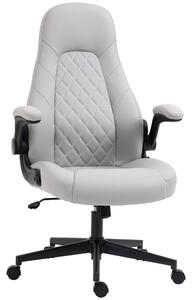 Sedia Direzionale da Ufficio 67x70x112-122 cm Altezza Regolabile Grigio