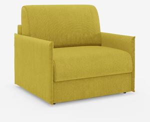 Evans poltrona letto compatta con materasso - sfoderabile in tessuto s