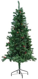 Albero di Natale Artificiale H180 cm 500 Rami Sestriere Verde