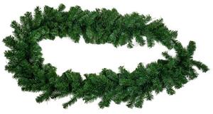 Ghirlanda di Natale Artificiale 270 cm 240 Aghi in PVC Verde