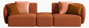 Divano 2 posti in mélange terracotta Chiara
