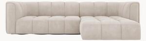 Divano angolare 3 posti beige Francesca