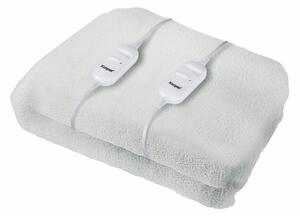 Coperta Termica Elettrica Matrimoniale 120W Kooper Pisola Bianca