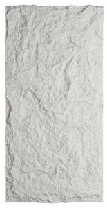 Divina Home Set 10 pz Pannello Decorativo effetto Roccia Pietra 3D 7,2 mt2 Rivestimento Murale in PU 120 x 60 x 1,6 Bianco Leccese - DH104833