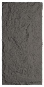Divina Home Set 10 pz Pannello Decorativo effetto Roccia Pietra 3D 7,2 mt2 Rivestimento Murale in PU 120 x 60 x 1,6 Grigio Ossidiana - DH104834