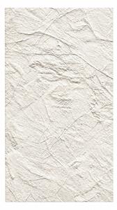 Divina Home Set 6 pz Pannello Decorativo effetto Pietra Gres 4,3 mt2 Rivestimento Murale PVC in UV 120 x 60 Pietra Bianco Leccese - DH104831