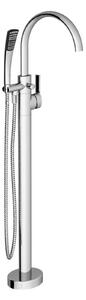Ravak Freedom - Miscelatore a pavimento per vasca da bagno, cromo X070424