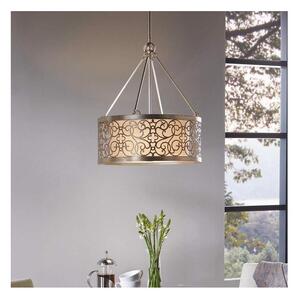 Feiss FE-ARABESQUE4 - Lampadario a stelo ARABESQUE 4xE27/60W/230V dorato