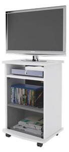 Mobile porta Tv Crescendo 50 47x40x73H cm bianco frassinato
