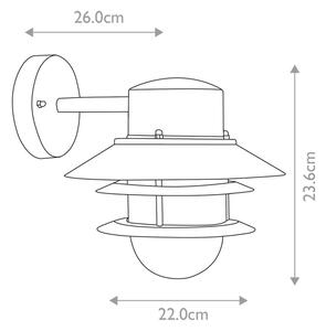 Elstead COPENHAGEN - Applique da esterno COPENHAGEN 1xE27/60W/230V IP44