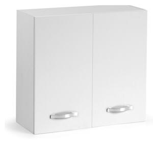 Pensile cucina 80x32x72H cm 2 ante bianco frassinato