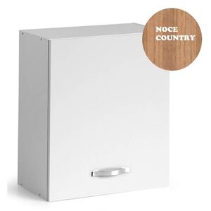Pensile cucina 60x32x72H cm con anta noce country