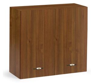 Pensile cucina 80x32x72H cm 2 ante noce antico