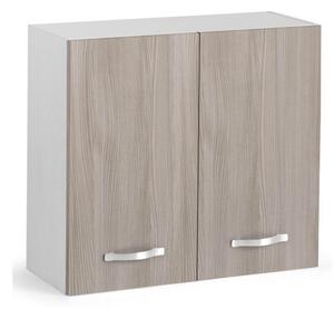 Pensile cucina 80x32x72H cm 2 ante olmo