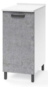 Base cucina con anta 30x50x85H cm cemento