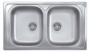 Lavello 86x50 cm 2 vasche