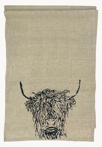Runner in lino Highland Cow