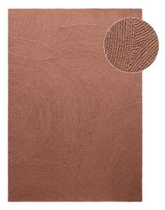 Tappeto color terracotta in lana tessuto a mano 80x150 cm Calmio – Hanse Home