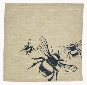 Set di 2 tovaglioli in lino Bee