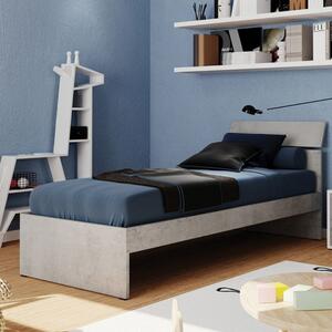 Letto Singolo 98x85x200 cm cemento
