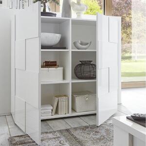 Mobile Contenitore 121x42x111 cm 2 ante Artica bianco