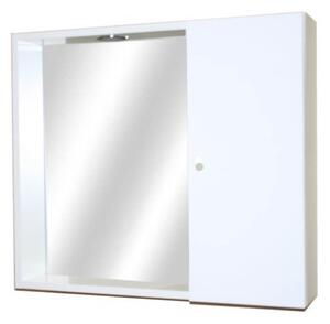 Mobile bagno Ponza 1 con specchio bianco lucido