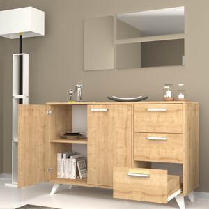 Madia Hayal rovere 135x45x85H cm
