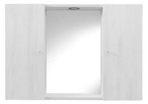 Mobile bagno Ponza 2 bianco larice con specchio