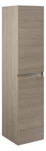 Colonna pensile bagno Trasimeno rovere fumo 31,4x31,5x136 cm