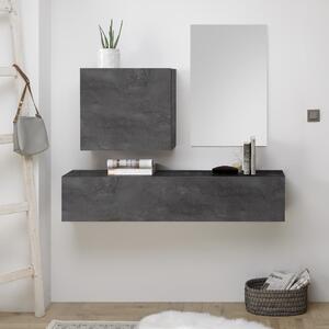 Mobile Ingresso 55x50x30 cm Yuma ossido