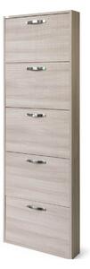 Scarpiera Serena 180x65x15 cm 5 ante olmo